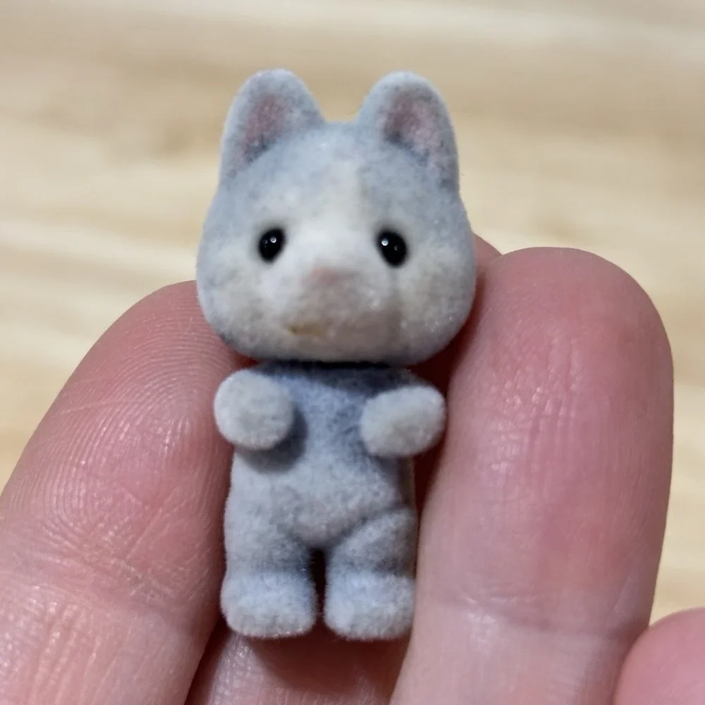 Calico Critters‎ Figures Lot Sylvanian Families Husky Dog Family Furniture READ